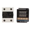 PID Temperature Controller Set K Type Thermocouple Heat Sink Relay