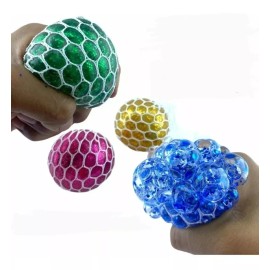 DAS 24 Pelotas Chica Antiestrés Squishy Glitter  Hidrogel Fiesta