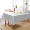 Deconovo Oxford Decorative Water Resistant Table Cloth Wipeable Rectangle Tablecloth