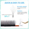 NAGARAKU 5D W Eyelash Extensions, 2.0 Version, Camellia Eyelash Extension,