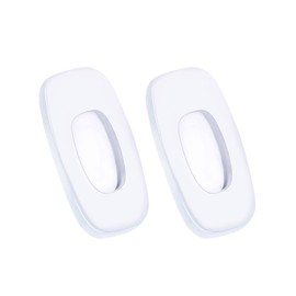 DROGO 6 Pairs Silicone Replacement Nose Pads for Costa South Point/Peli/Flagler/Ponce/Wader/Paloma/Tower for Oakley Latch Key L M/Latch Alpha/Coldfuse/Chrystl OO4136/Lugplate OO4139 Sunglass - Clear