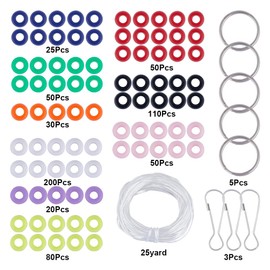 SUNNYCLUE 1 Box DIY 8 Sets Bead Pets Bead Animals Keychain Kit Video Tutorials 8mm Large Hole Pony Beads Farm Animal Shapes Duck Sheep Cow Panda Beaded Animal Key Chains Cord for DIY Crafts Gift