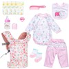 Baby Doll Carrier and Accessories Set for 17-22 Inch Kids
