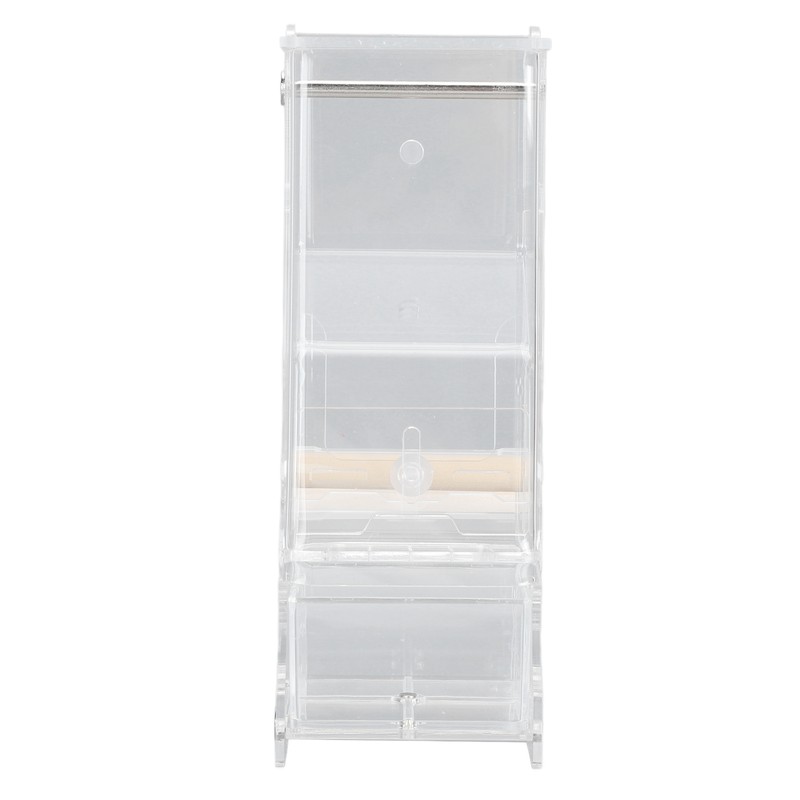 Automatic Parrot Feeder Prevent Spillage and Splashing Easy Installation Acrylic