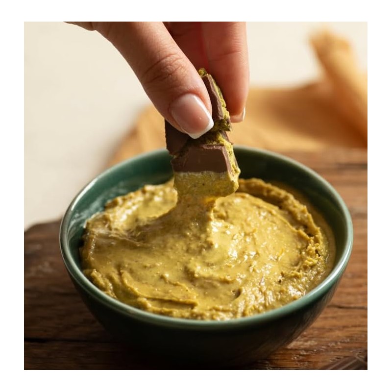12.3oz(350g) BIND Pistachio Cream/Paste/Spread for Dubai Chocolate Filling,Glass Jar,Contains 25%