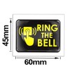 SkinoEu 2 x 3D Gel Sign Notification Symbol Ring The
