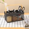 AJIODA Utensil Caddy Metal Mesh Silverware Cutlery Organizer Basket with