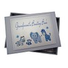 White Cotton Cards Grandparent's Boasting Book Photo Album (Tiny, Blue),12.5x17.5x2.5