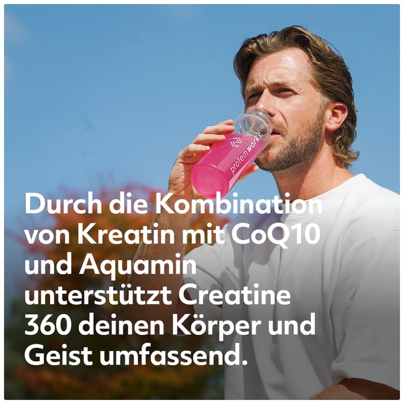 Protein Works - Creatine 360, Kognitiver Klarheitskomplex mit CoQ10, Aquamin™
