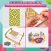 PP OPOUNT Adjustable Bead Loom Kit, Wood Loom Beading Supplies