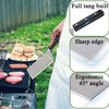 Mallez Stainless Steel Griddle Grill Spatula, 6 x 5" Heavy
