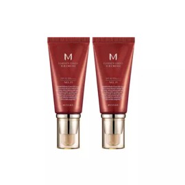 MISSHA 1+1 미샤 M 퍼펙트 커버 비비크림 50ml (SPF42) [03-21호1개+23호1개] MISSHA 1+1 M Perfect Cover BB Cream 50ml (SPF42) [1 piece of shade 03-21 + 1 piece of shade 23]
