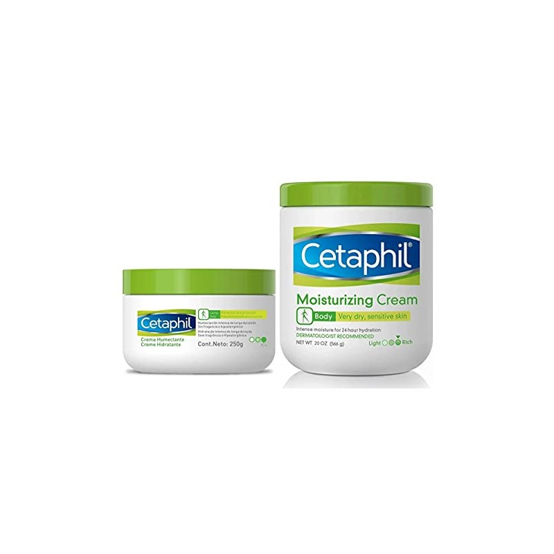 Cetaphil Crema Humectante Duo 566g + 255g Moisturizing Cream