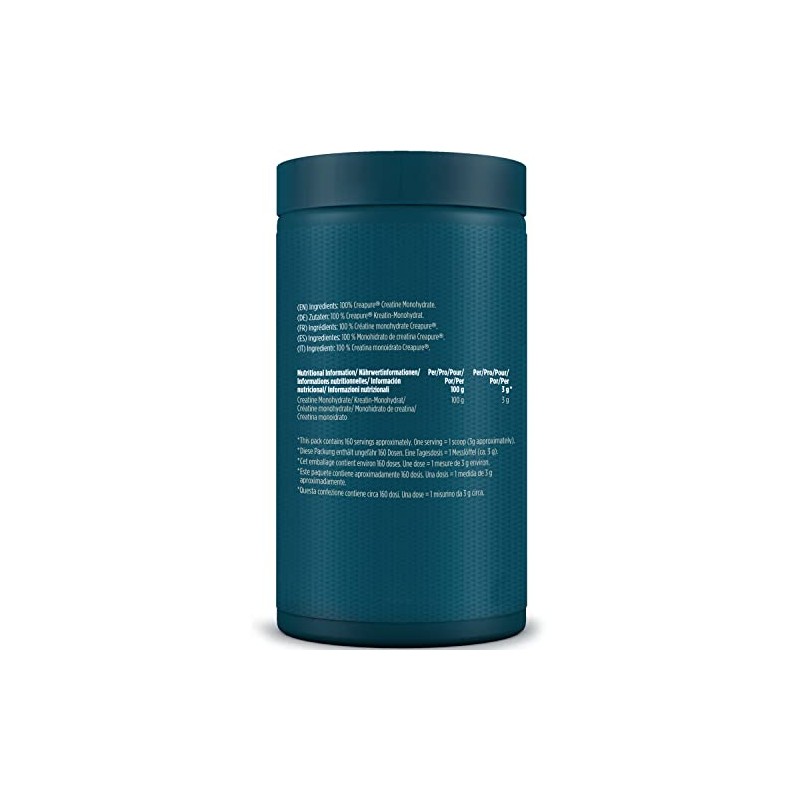 Kinetica 100% Creatine Monohydrate Powder, Gluten Free, Suitable for Vegans,