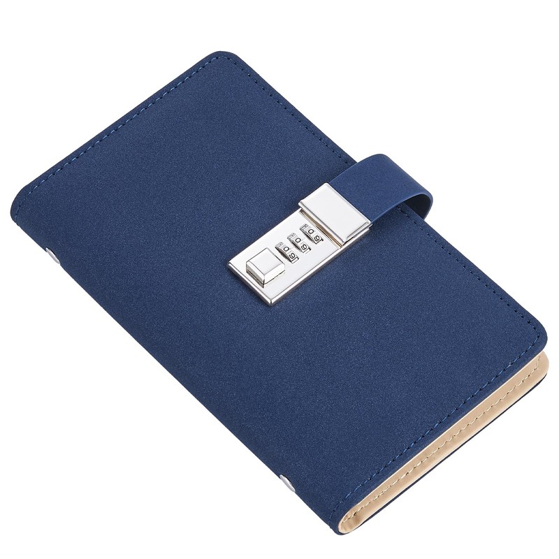 Wuhonghao Budget Planner German, Savings Book for Money with Lock,