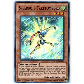 Yu-Gi-Oh! - Speedroid Taketomborg (HSRD-EN006) - High-Speed Riders - 1st Edition - Super Rare
