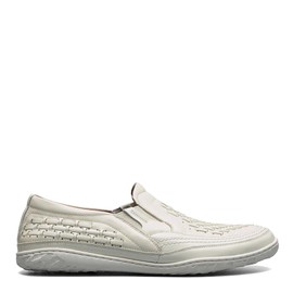 Stacy Adams Men's Ithaca Slip On Loafer Driving Style, White, 14