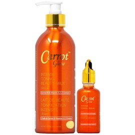 Carrot Glow Lotion 16.8oz + Serum 1.66oz