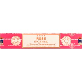 ETHNICITI Satya Nag Champa Genuine Rose 15g Incense Sticks 1 Pack (Rose)