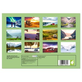Vanlife Adventures - Wild Camping Around the World (Monthly Wall Calendar 2025 11.7" x 16.5" (open)), CALVENDO 14 Month Calendar