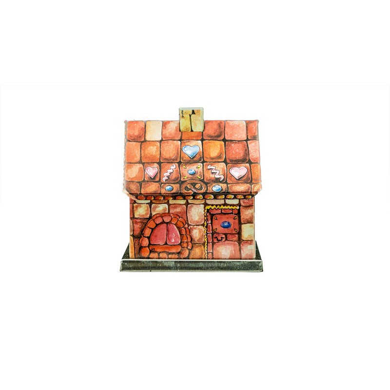 KNOX Metal Smoking House - Gingerbread House in Winter -