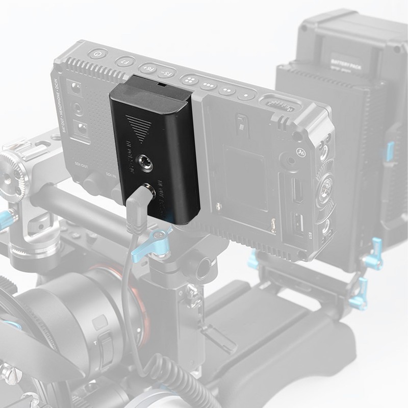 Dummy Battery with DC 7.4V Elbow Power Cable for Sony