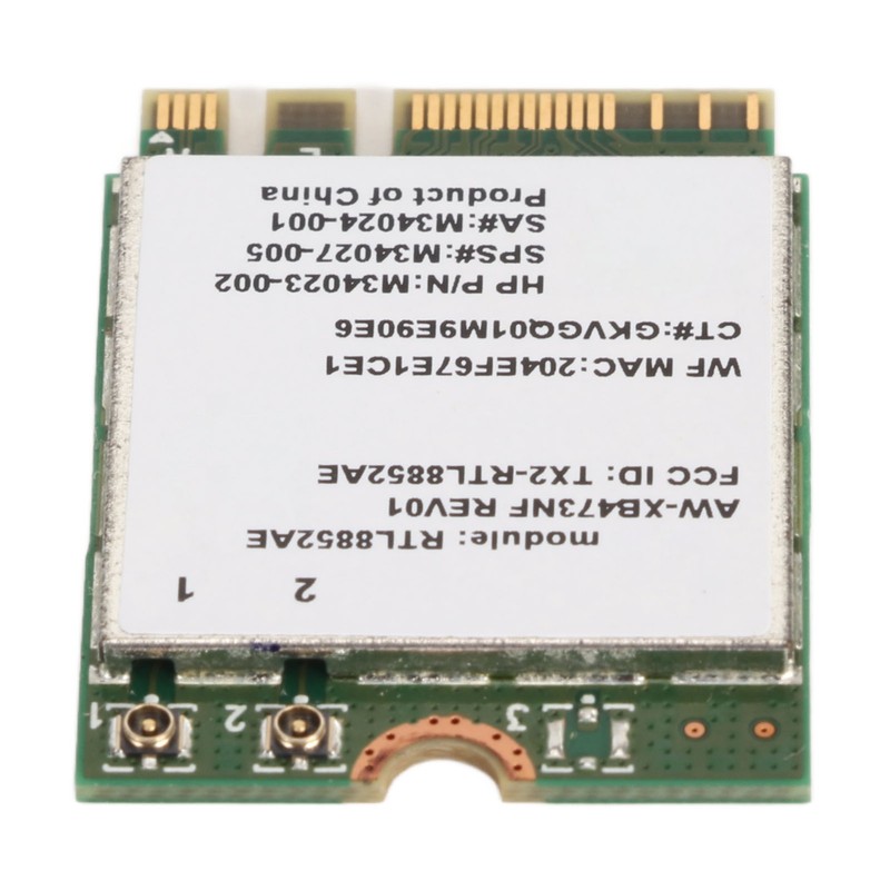 WiFi6 Wireless Card 574Mbps 2.4G 1200Mbps 5Ghz BT5.2 M.2 AC