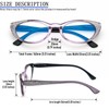 YQJYWZTF 3 Pack Reading Glasses for Women Blue Light Blocking