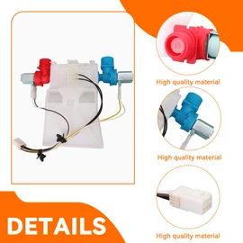 Emptty W10144820 Washer Water Inlet Valve Replacement for Whirlpool Replacement for Kenmore Replacement for Amana Replace WPW10144820 AP4371093 W10311458 PS11749042