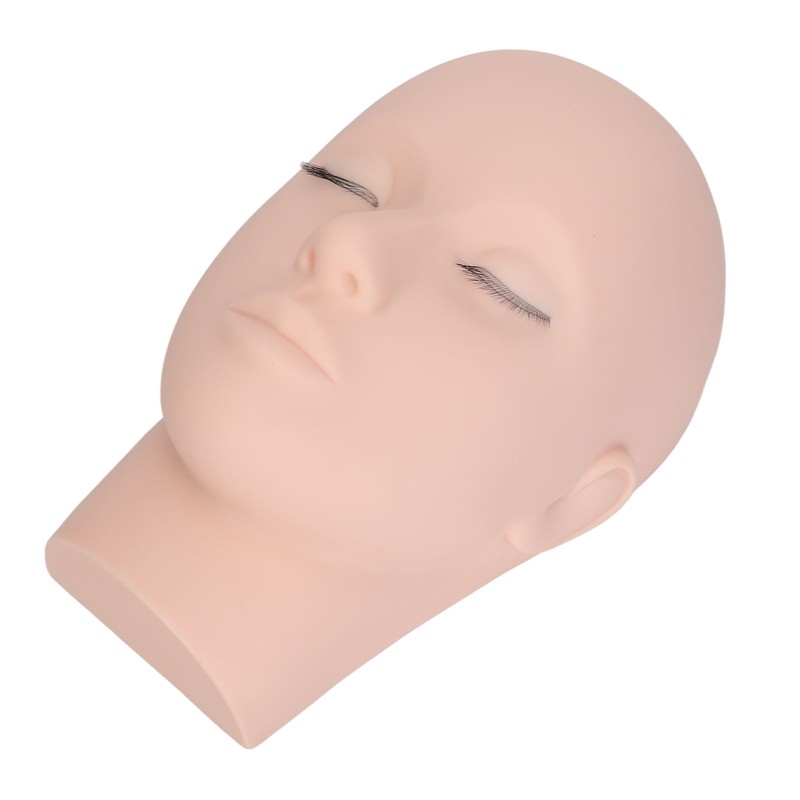 Eyelash Mannequin Head 3 Layers High Density Lash Extension Makeup