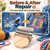 14 / 28-Hook Mini Darning Loom Kit for Clothing Repair