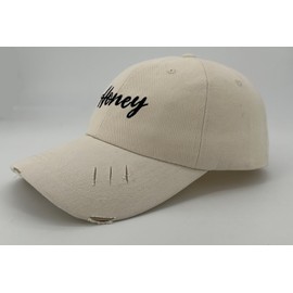 Noxmidl Men Women Embroidery Honey Baseball Cap Vintage Black DAD MOM Funny Gifts Trucker Cotton vios-White