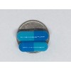 Empty Gelatin Capsules Size 0 Blue/Aqua (100)