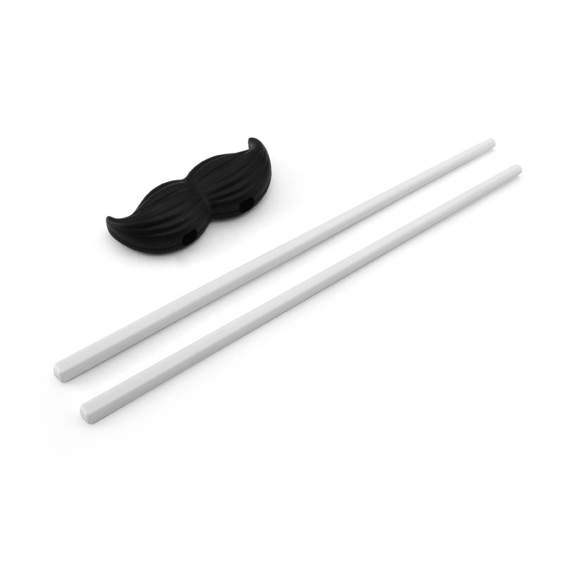 Genuine Fred STACHE STICKS Hinged Mustache Chopsticks
