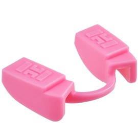Weightlifting Mouthpiece for Fitness and Gym, Powerlifting Mouth Guard All Types of Strength Sports, Low Jaw, No Contact (1 Pack Pink)