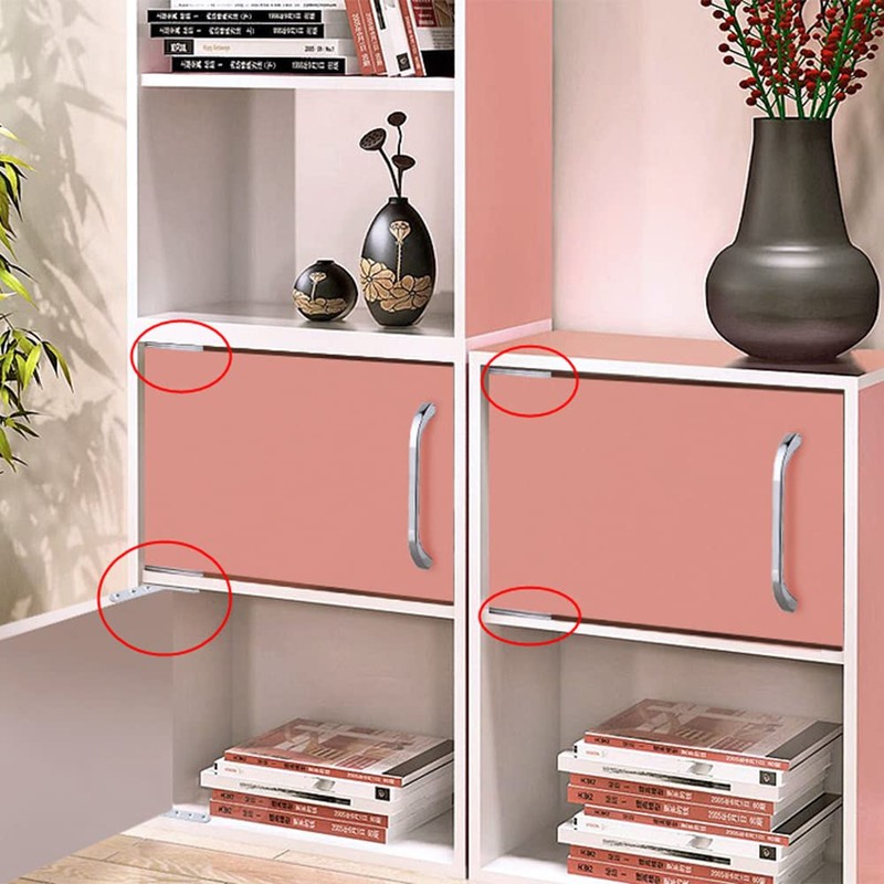 Door Hinges, 57mm x 16mm, 360 Degree Rotation Hidden Door