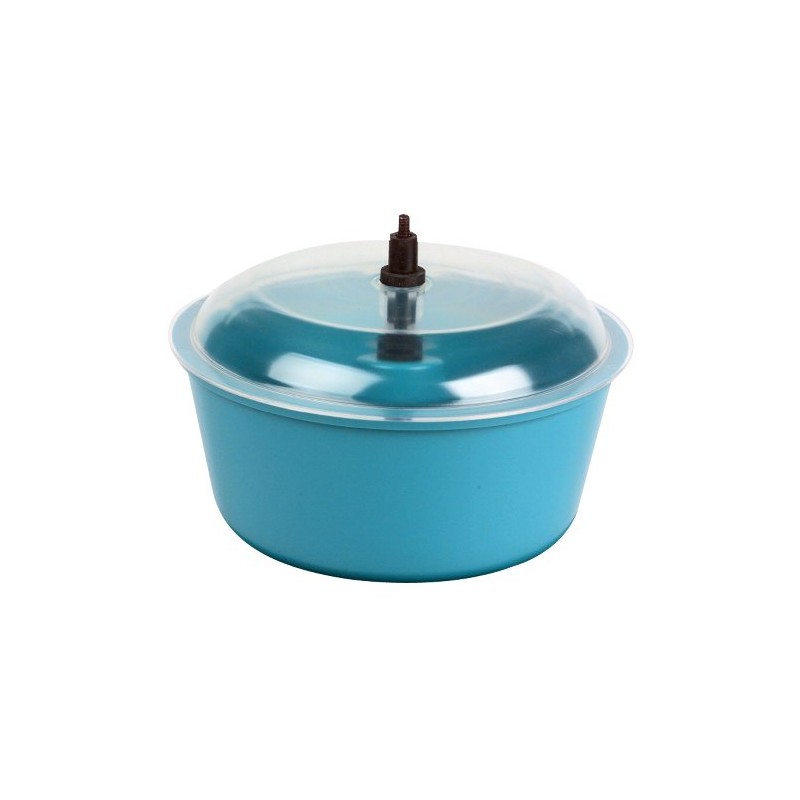 Raytech 23-005 Polyethylene Bowl with Lid, 0.05 Cubic feet Capacity,
