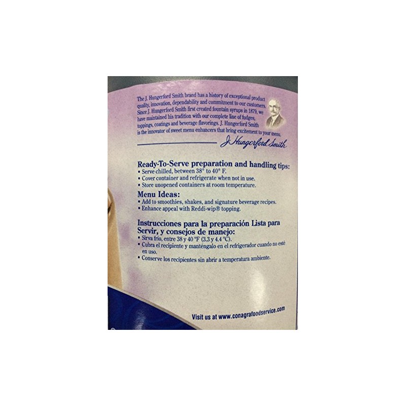 J. Hungerford Smith Fulflavor Chocolate Fountain & Shake Syrup, 1