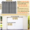SANJINFON Garage Door Mesh Screen Kit 9x7 FT - Retractable