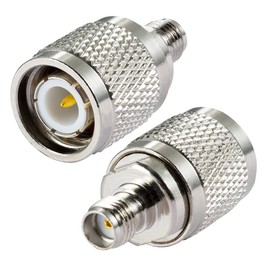 Vecys SMA Adapter 4G Antenna Adapter TNC Male to SMA Female Adapter SMA TNC Converter for 2G 3G 4G LTE Antenna Router CB Antenna Radio WiFi WiMax Mobile Antenna Wireless Instrumentation