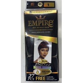 Empire 27PCS BY SENSATIONNEL SHORT CUT SERIES 100% HUMAN HAIR WEAVE EXTENSION