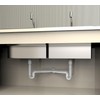 EASYDRAIN Double Kitchen Sink P-Trap | Expandable & Flexible 1-½"