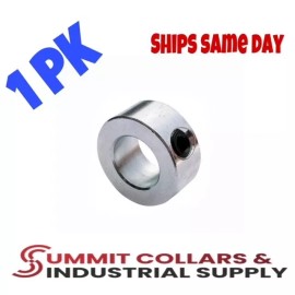 SUMMIT COLLARS 1-1/16” set (1 PC) shaft collar, zinc plated.
