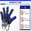 Hand Reha/bilitation Robot Gloves, Hot Compress Massage Function, 9-Level Strength