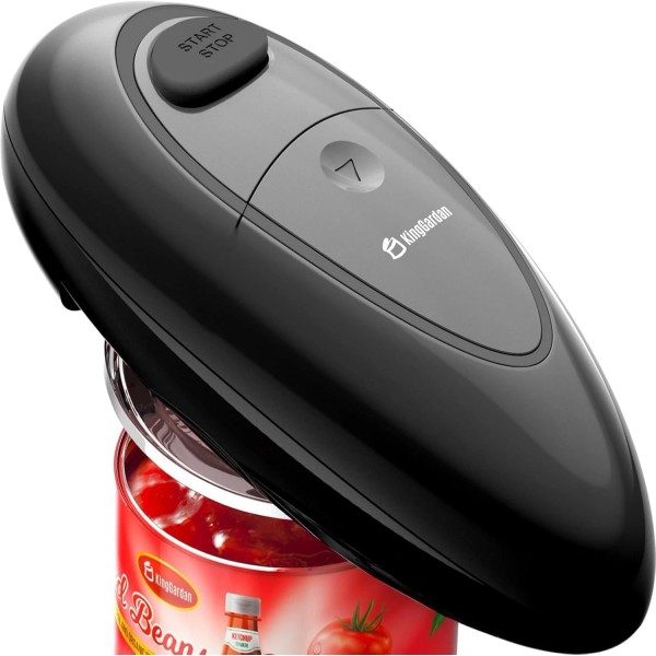 Kinggardan Electric Can Opener One-Touch Automatic Can Opener with Smooth