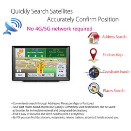 NEWFUN Navigation Devices for Car, GPS Truck Navigation Devices, Navigation Devices for Car 2025 Europe Maps, 9 Inch Navigation Device for Car, Free Map Update, with POI Speed Warning, Voice Guidance