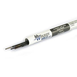 72 Burnt Cast Iron Welding Rod Mixed Diameter Sample