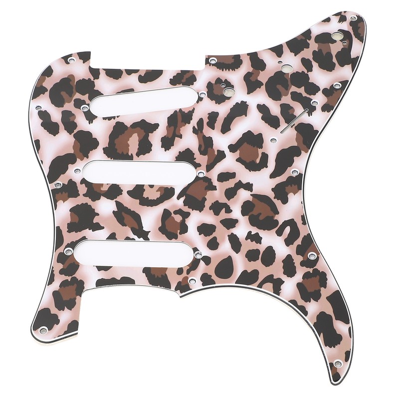 Guitar Left Hand Pickguard PVC 3 Layers Protective Decorative Guitar