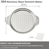Premium Stainless Steel Spaetzle Maker Lid with Scraper, Traditional German