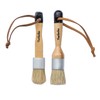 Featherline Series Pro Chalked Paint & Waxing Combination 2 Brush